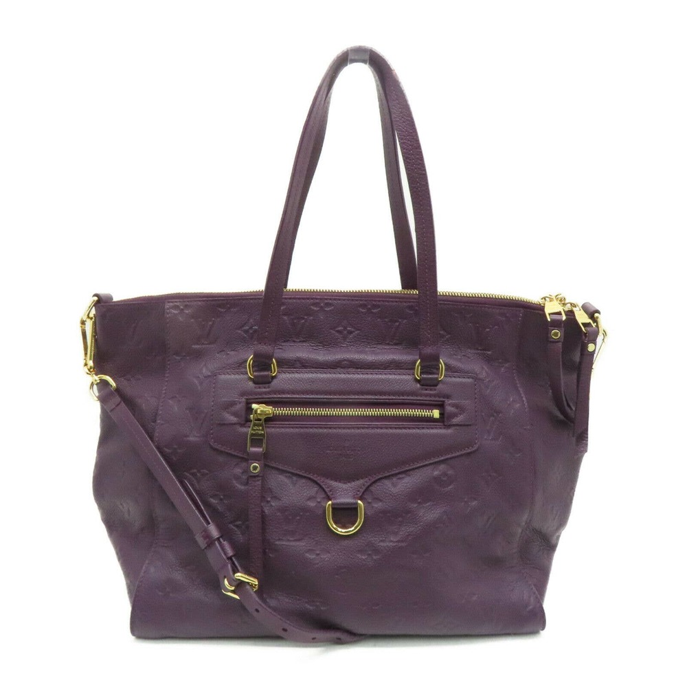 💎✨Authentic✨💎 Louis Vuitton Lumineuse PM Monogram Empreinte Purple - Picture 2 of 12